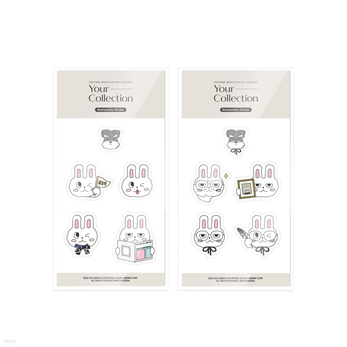 2021 PARK JIHOON ONLINE CONCERT “Your Collection” REMOVABLE STICKER SET