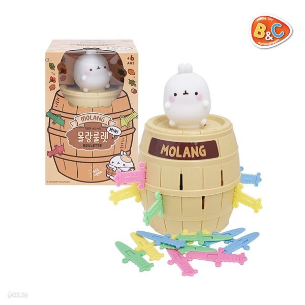 스릴만점 몰랑 미니 룰렛 어린이 보드게임
