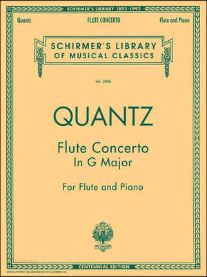 Flute Concerto in G Major: Schirmer Library of Classics Volume 2006 Flute and Piano