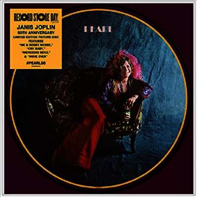 Janis Joplin — Pearl (50th Anniversary Edition) (RSD2021)(Picture Disc) 앨범 커버
