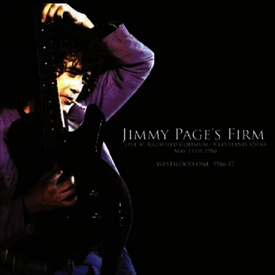 Jimmy Page's Firm — Live At Richfield Coliseum Clevelane Ohio May 11 1986 앨범 커버