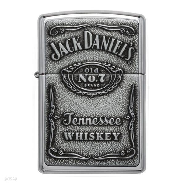 ZIPPO 라이터 250JD427 Jack Daniels Pewter Label Emblem