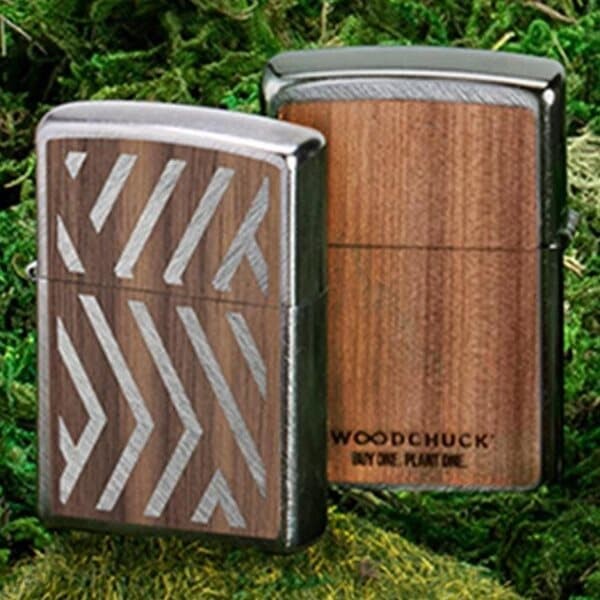 ZIPPO 라이터 29902 WOODCHUCK USA Herringbone Sweep