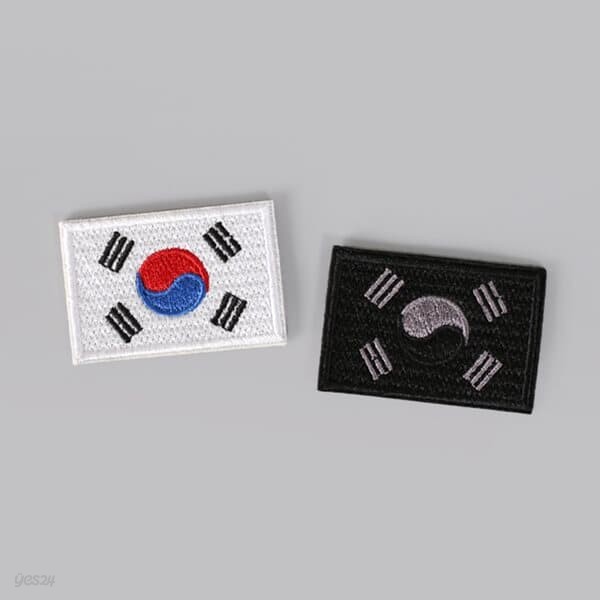 태극기 자수 와펜-중(2개) [3135] DIY만들기재료 미술준비물