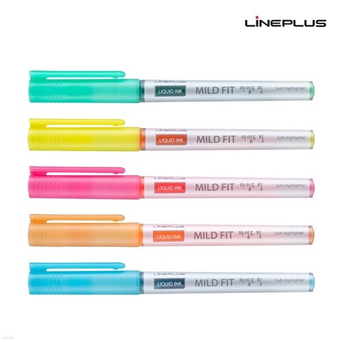 [1타]라인플러스 마일드핏 리퀴드 액상 형광펜 12개입