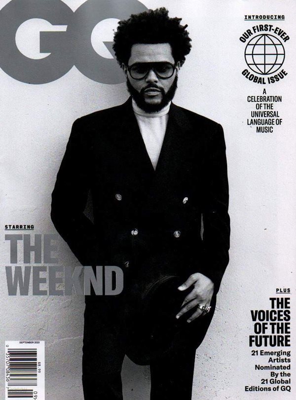 GQ USA (월간) : 2021년 09월 : 위켄드 커버