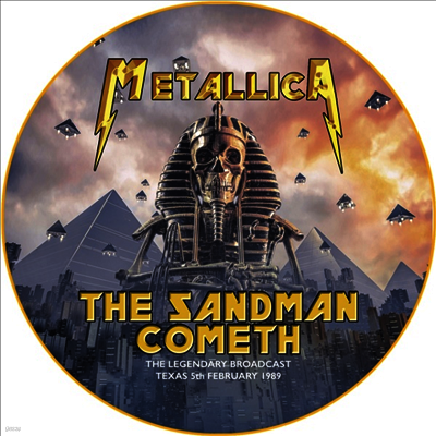 Metallica — Sandman Cometh: Broadcast Texas 1989 (Picture Disc) 앨범 커버