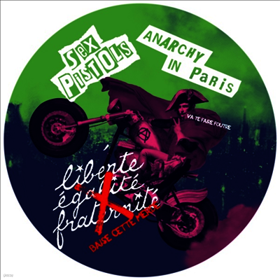 Sex Pistols — Anarchy In Paris (Picture Disc) 앨범 커버