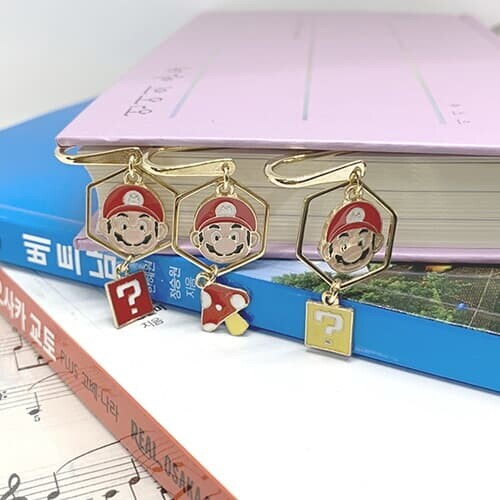 [핸드메이드] 버섯돌이 책갈피