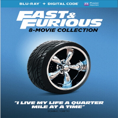 Fast & Furious: 8-Movie Collection (г : 8  ÷)(ѱ۹ڸ)(Blu-ray)
