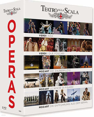 오페라 5편의 영상물 박스 (Five Outstanding Operas From The Legendary - Teatro alla Scala Opera Box) 