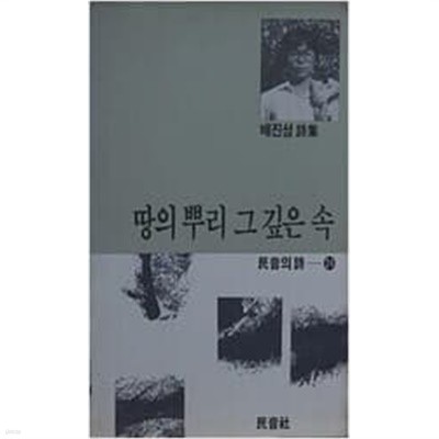 땅의 뿌리 그 깊은 속 (1989 초판) 배진성 시집