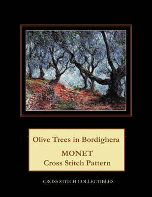 Olive Trees in Bordighera: Monet Cross Stitch Pattern