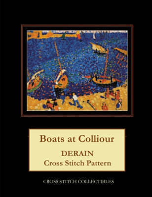 Boats at Colliour: Derain Cross Stitch Pattern