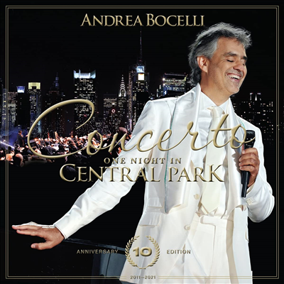 ȵ巹 ÿ - Ʈ ũ ܼƮ 2011 (Andrea Bocelli: Concerto: One Night In Central Park) (Remastered)(10th Anniversary Edition)(Ltd)(CD+DVD) - Andrea Bocelli