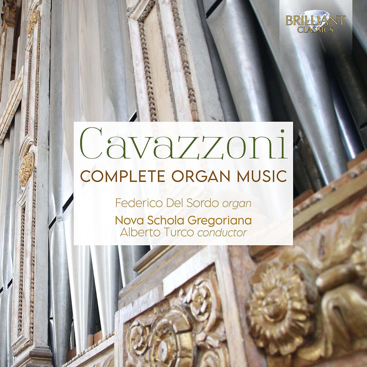 Federico del Sordo 지롤라모 카바초니: 오르간 작품 전곡 (Girolamo Cavazzoni: Complete Organ Music) 