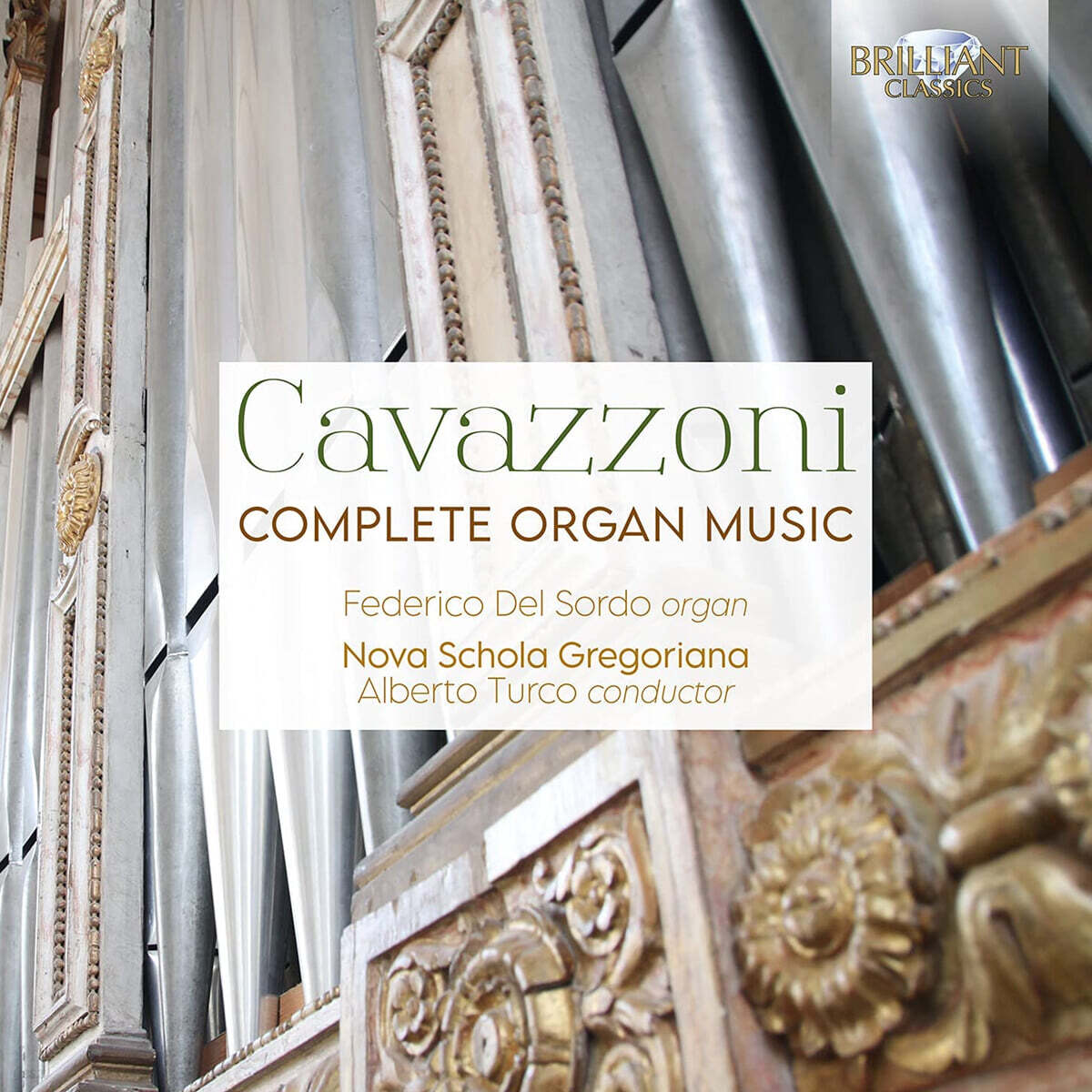 Federico del Sordo 지롤라모 카바초니: 오르간 작품 전곡 (Girolamo Cavazzoni: Complete Organ Music)