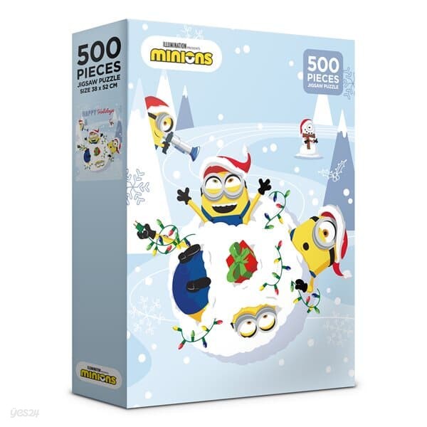 (알록퍼즐)500피스 미니언즈 크리스마스 직소퍼즐 AL5330