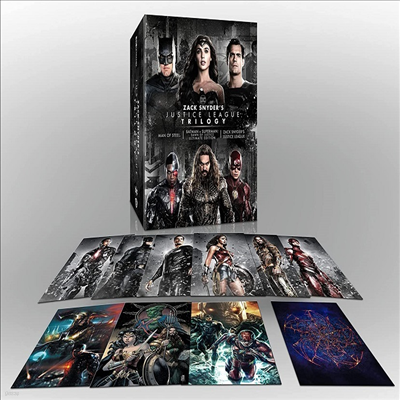 Zack Snyder's Justice League Trilogy ( ̴ Ƽ  3) (2021) (Boxset)(ѱ۹ڸ)(4K Ultra HD + Blu-ray)