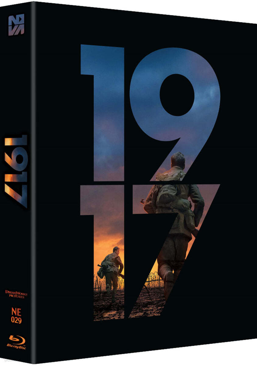 1917 (1Disc 한정판 독점 스틸북 렌티큘러 풀슬립) : 블루레이 