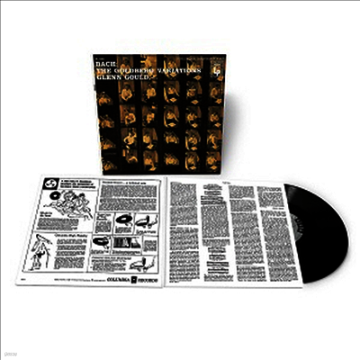 Glenn Gould — 바흐: 골드베르크 변주곡 - 1955년 녹음 (Bach: Goldberg Variations - 1955 Recording) (Gatefold) - Glenn Gould 앨범 커버
