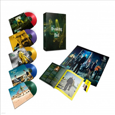 O.S.T. - Breaking Bad (극ŷ ) (Soundtrack)(Ltd)(180G)(10" Colored Vinyl)(5LP Boxset)