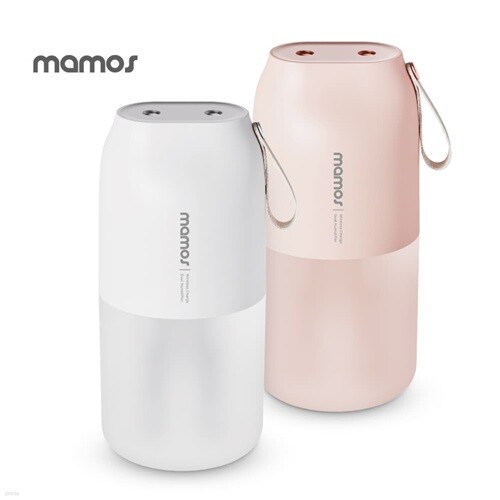 [마모스] 듀얼 미니 가습기 MHC-300V /USB 충전식 초음파 휴대용 사무실 탁상용 소형 무드등