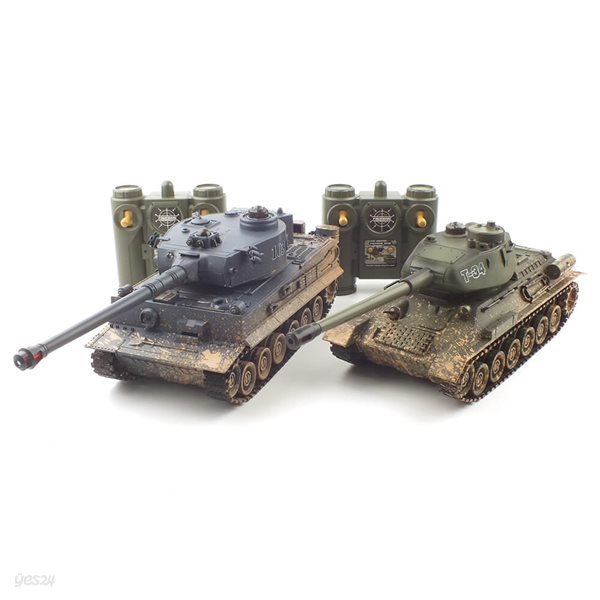 2.4GHz 1/28 T-90 vs M1A2 배틀탱크 RC (YAK237003SET)