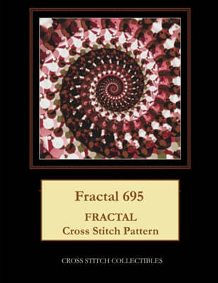 Fractal 695: Fractal Cross Stitch Pattern