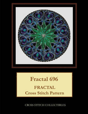 Fractal 696: Fractal Cross Stitch Pattern