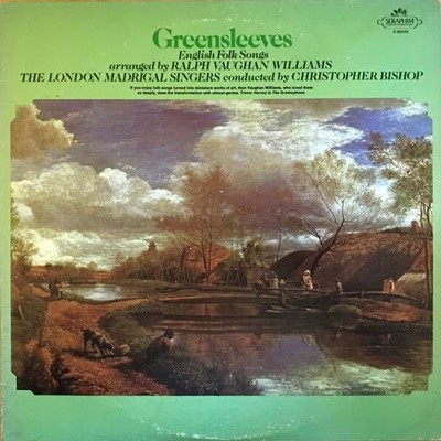 [][LP] Ralph Vaughan Williams, London Madrigal Singers, Christopher Bishop - Greensleeves: English Folk Songs