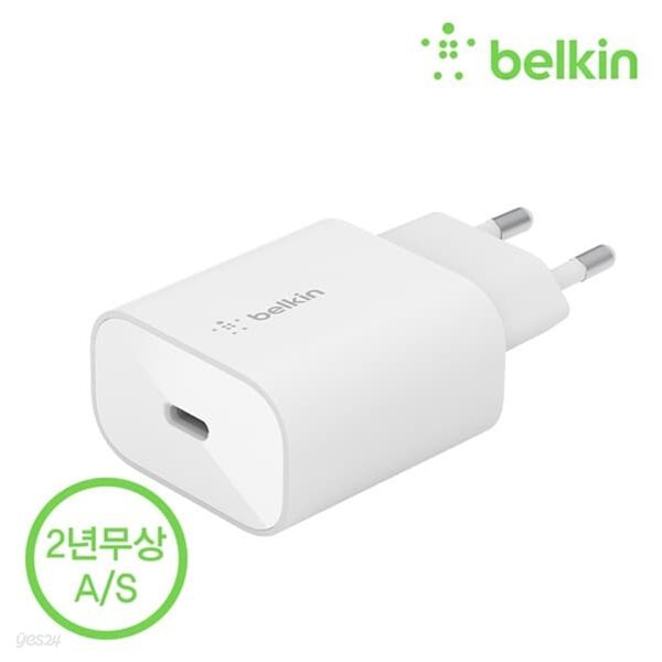 벨킨 부스트업 25W USB-C PD 3.0 PPS 가정용 충전기 WCA004