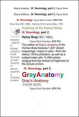 ׷̾Ƴ غ 9 2 Űغ,Ű.  ׸å.Grays Anatomy . IX. Neurology. part 2. Figure Book