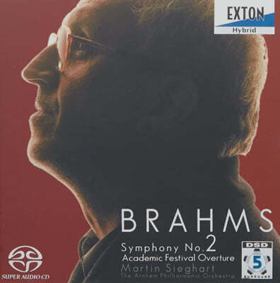 Martin Sieghart :  2,   (Brahms: Symphony No.2, Academic Festival Overture) 