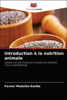 Introduction a la nutrition animale