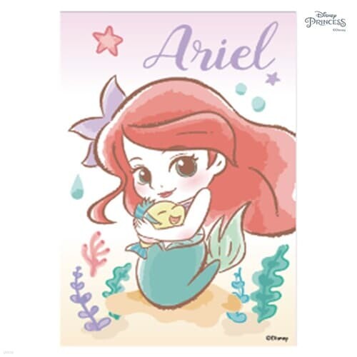 디즈니 프린세스 그림 그리기 DIY 세트 에리얼 10X15