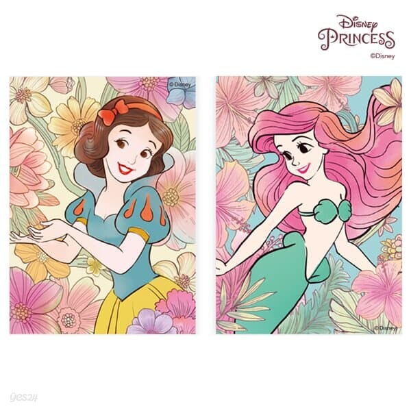 디즈니 프린세스 그림 그리기 DIY 2세트 블러썸 13X18