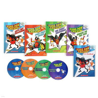 Kung Pow Chicken (Book+CD+Wordbook) 4종 세트 : StoryPlus QR코드 (A Branches Book)