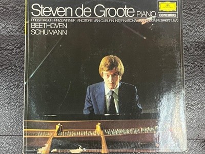 [LP] Steven De Groote - Beethoven 15 Variations Op.35 Eroica , Schumann Sym Etuden Op.13 LP [독일반]