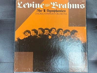 [LP] ӽ  - James Levine - Brahms The 4 Symphonies 4Lps [U.S]