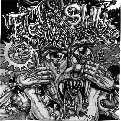 Fleshies / Shellshag - Split (7 inch Single LP)