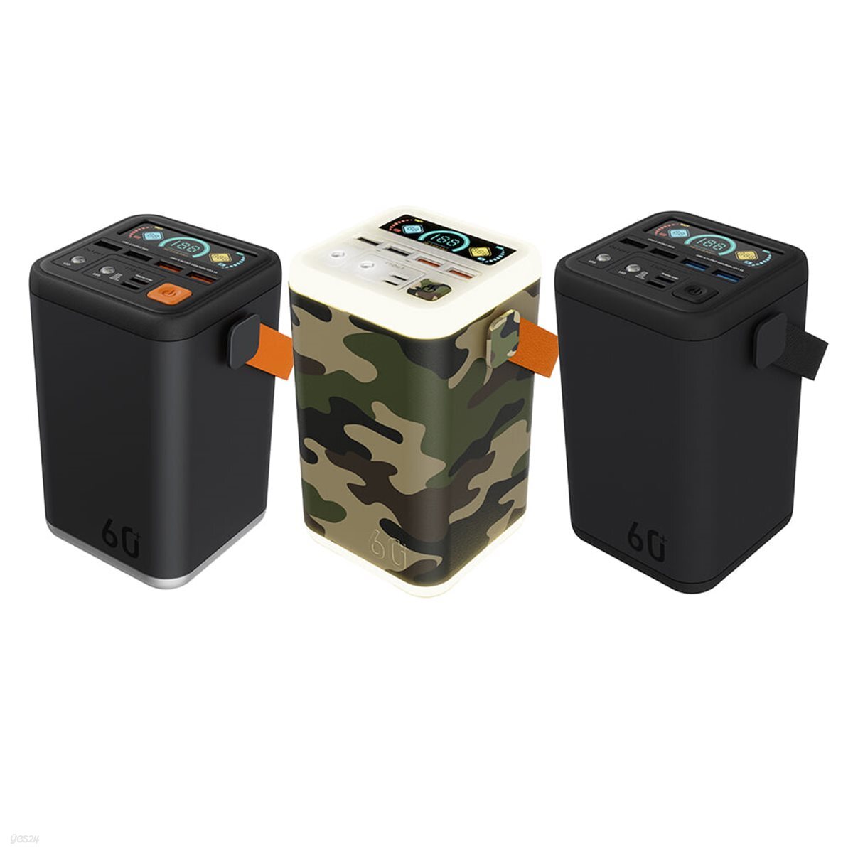 라플루 45W 60000mAh 초 고속충전 대용량 보조배터리 YT-2030 캠핑용 차박용