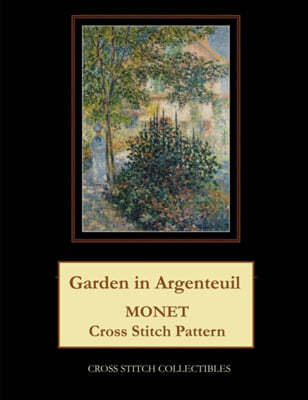 Garden in Argenteuil: Monet Cross Stitch Pattern