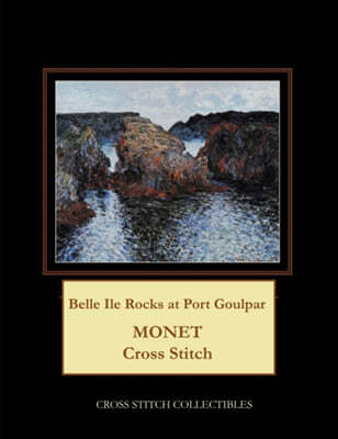 Belle Ile Rocks at Port Goulpar: Monet Cross Stitch Pattern