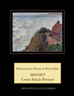Fisherman's House in Petit Gilly: Monet Cross Stitch Pattern