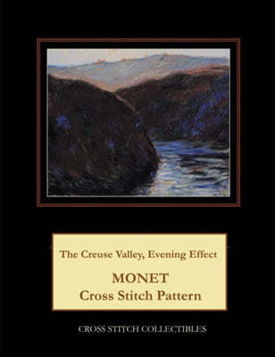 The Creuse Valley, Evening Effect: Monet Cross Stitch Pattern