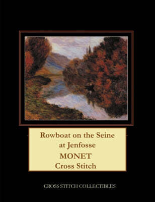 Rowboat on the Seine at Jenfosse: Monet Cross Stitch Pattern