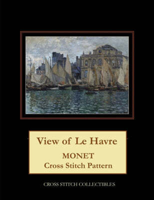 View of Le Havre: Monet Cross Stitch Pattern