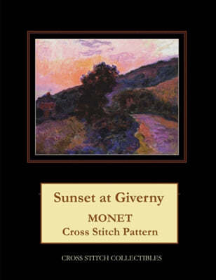 Sunset at Giverny: Monet Cross Stitch Pattern