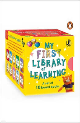 My First Library of Learning: Box Set, Complete Collection of 10 Early Learning Board Books for Super Kids, 0 to 3